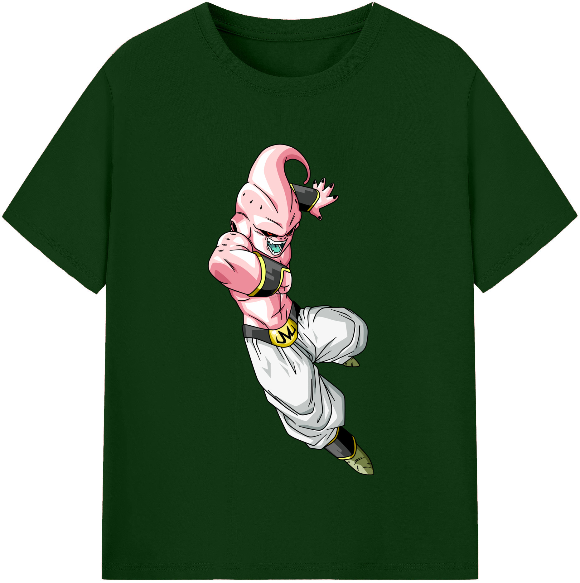 （画像用） ドラゴンボール 魔人ブウ DRAGON BALL Majin Buu 綿100％半袖Tシャツ（フロントプリント）